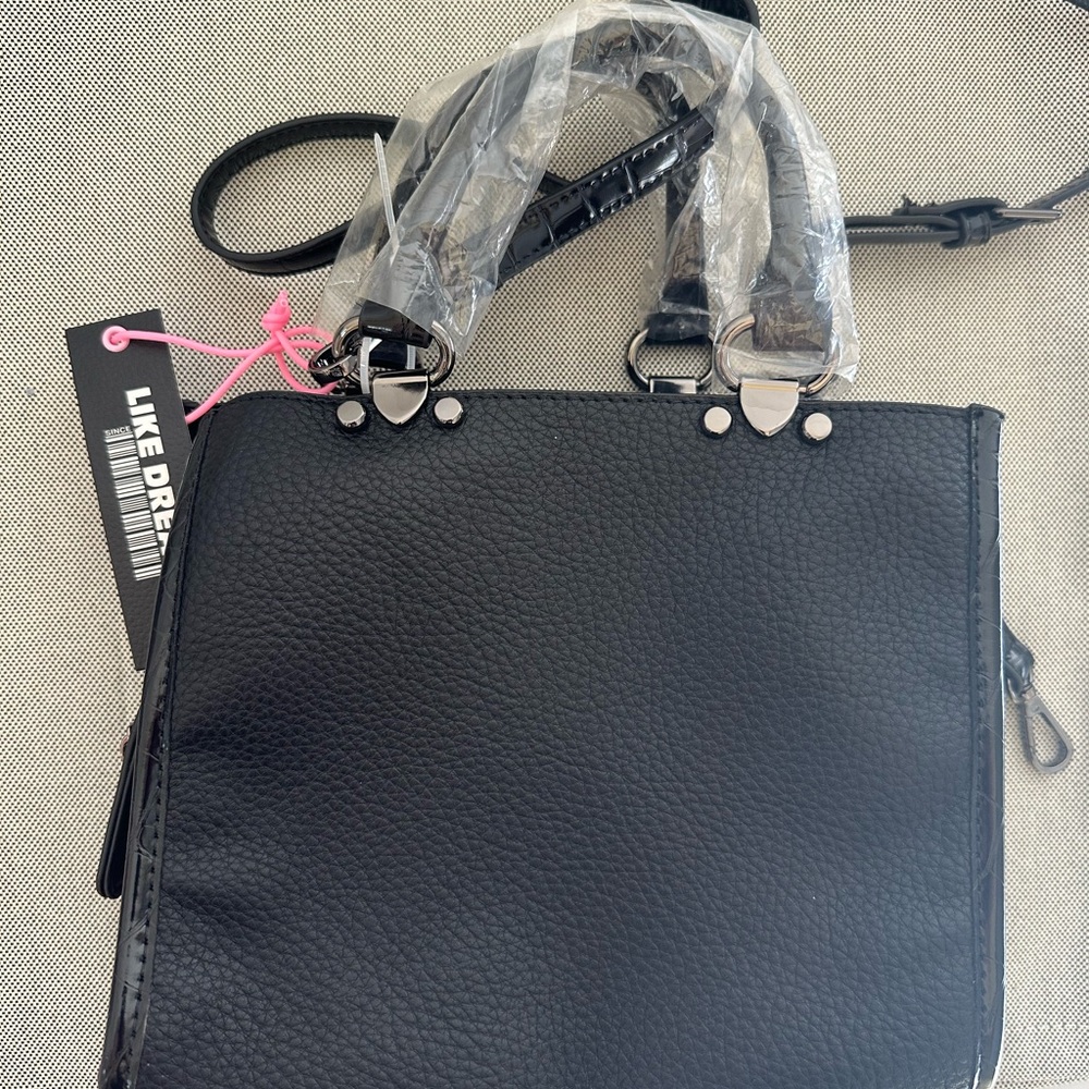 NWT LIKE DREAMS Black Women's Bag With Shoulder Strap